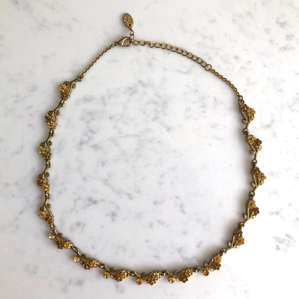 Bittersweet Floral Gem Necklace